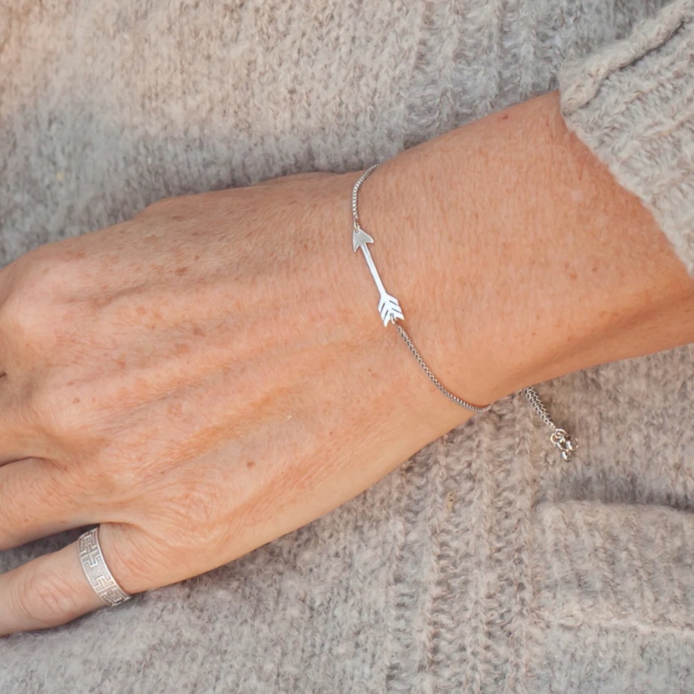 Bracelet with Arrow in Sterling Silver by Jungle Via